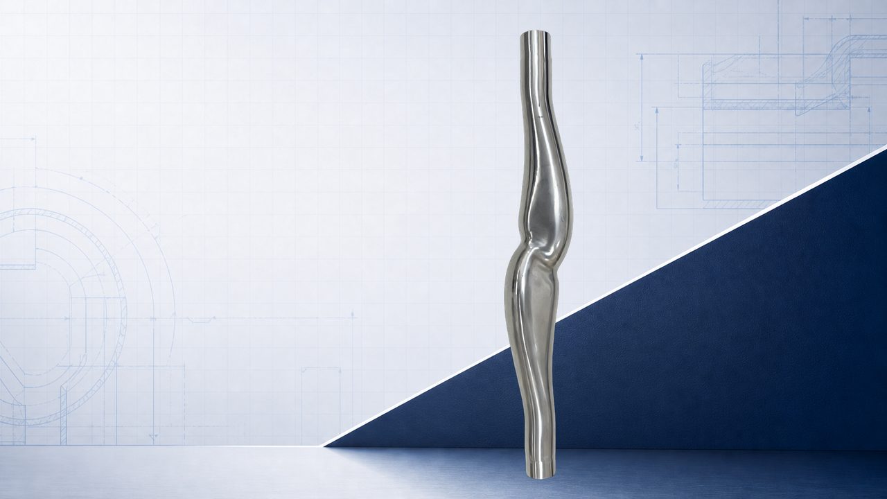 Hydroformed product sample 11